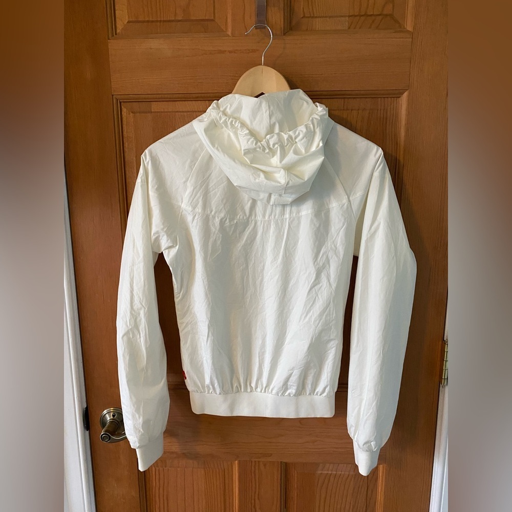 Nike XS 0-2 Women's Sportswear Original Windrunner Jacket Sail White EUC - Picture 9 of 12